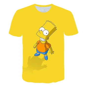 

3D Printed T Shirt Men Anime tshirt Simpson Casual Male Tshirt Simpsons Short Sleeve Funny T Shirts Summer tee Shirt Homme