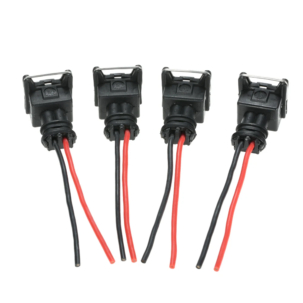 8 шт. инжектор топлива проводка разъема Вилки зажимы подходят EV1 OBD1 косичка крой и сращивания