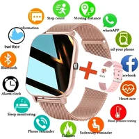 2022 New Smart Watch Women Full Touch Bracelet Fitness Tracker Blood Pressure For Xiaomi Smart phone PK GTS 2 Smartwatch Men+Box 1