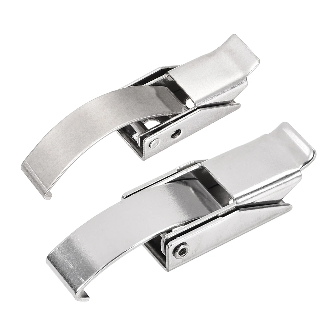 

uxcell 1-3pcs 1.83-inch 2.87-inch 3.39-inch 3.92-inch SUS304 Stainless Steel Draw Toggle Latch with Spring-steel Hook