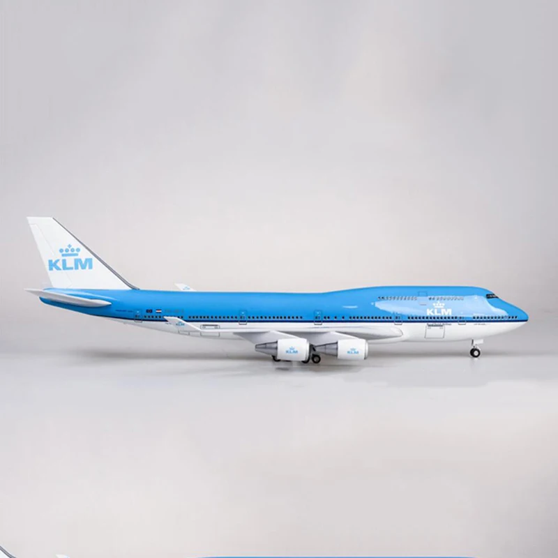 47 см 1/157 моделирование сплава Boeing B747 самолет KLM Королевский голландский Модель самолетов игрушка W свет& колесо DiecastPlastic PlaneCollection