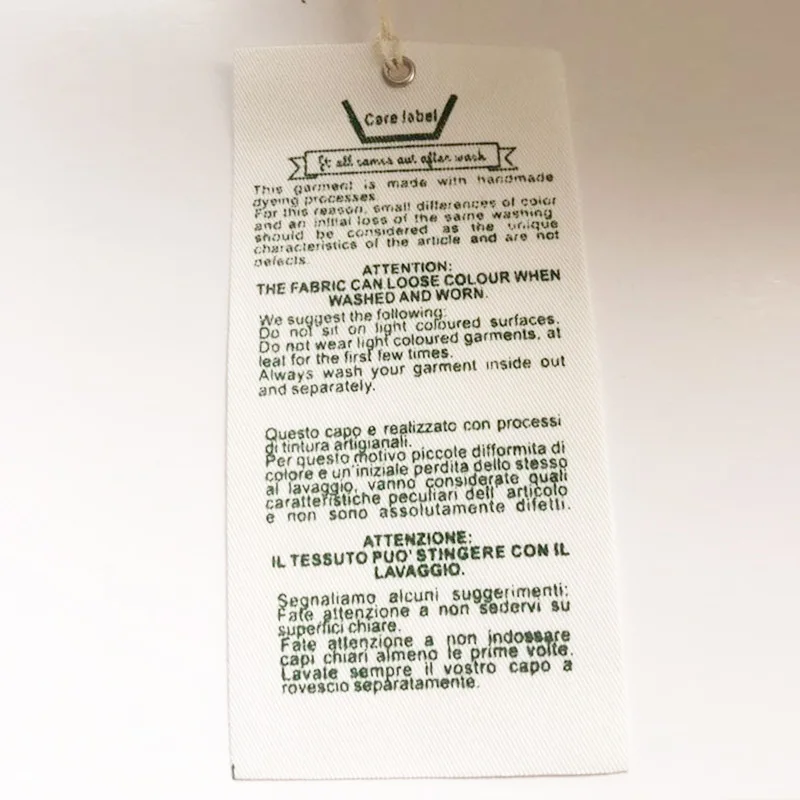 Us 590 Custom Logo Canvas Swing Tags Metal Eyelet Hang Tag In Garment Tags From Home Garden On Aliexpress