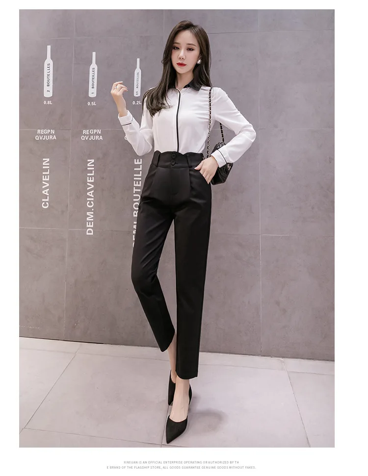 joggers Womens Formal Pencil Pants Office Ladies Work Wear Suit Pants Female Casual Slim Business Trouser Spring Autumn Pantalones Mujer ladies cropped trousers