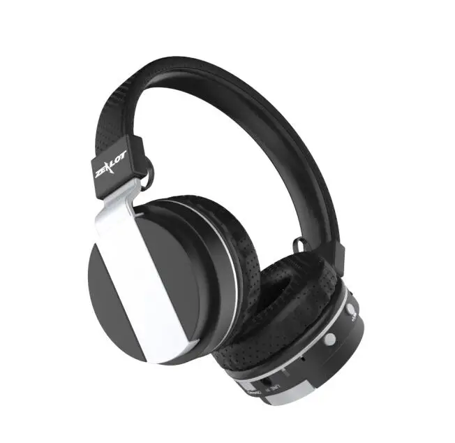B17 Bluetooth шумоподавление наушники супер бас беспроводная стерео гарнитура с микрофоном наушники, fm-радио, слот для карт TF - Цвет: Черный