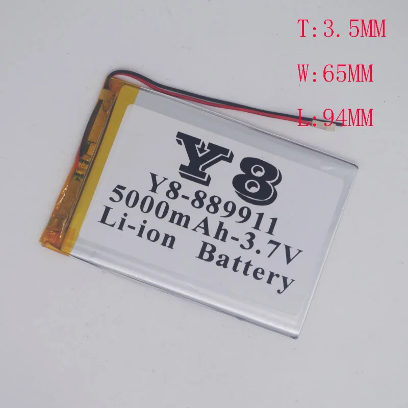 

3.7V lithium polymer battery 356594/356595 for 7-inch tablet PC universal battery 5000mAh