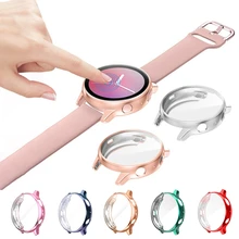 

TPU Silicone Protector Frame For Samsung Galaxy Watch Active 2 40mm 44mm Smart Watch Protective Case Cover Screen Protect Shell