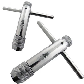 

T Handle Tap Drill Bit Wrench Ratchet Spanner M3-M8/M5-M12Metric Imperial Thread Bolt Screw