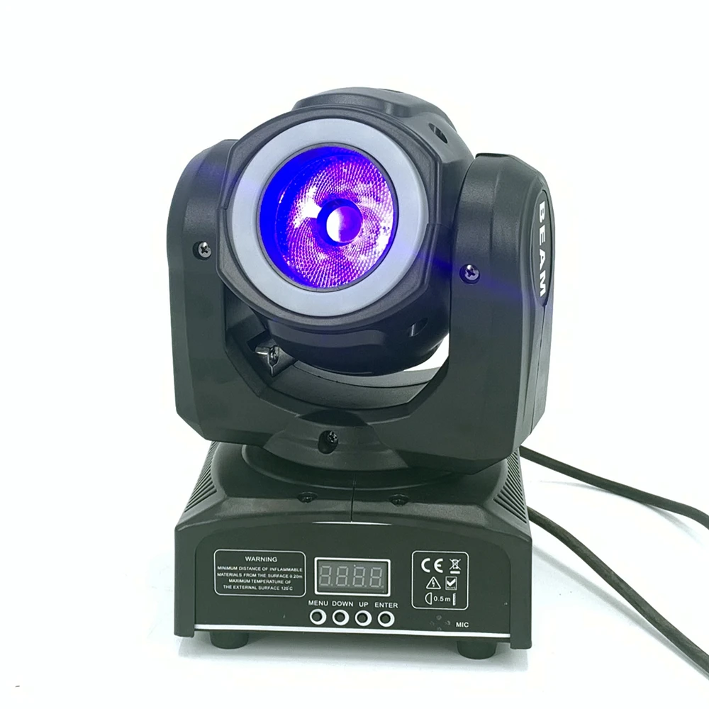 Efeito de Auréola Feixe em Movimento com 12led Pces Mini 60w Smd5050 Rgb 3in1 Lavagem Super Brilhante dj Ponto Luz Dmx Controle 2 - Led 9 movimento com 12led smd5050 rgb 3in1 efeito
