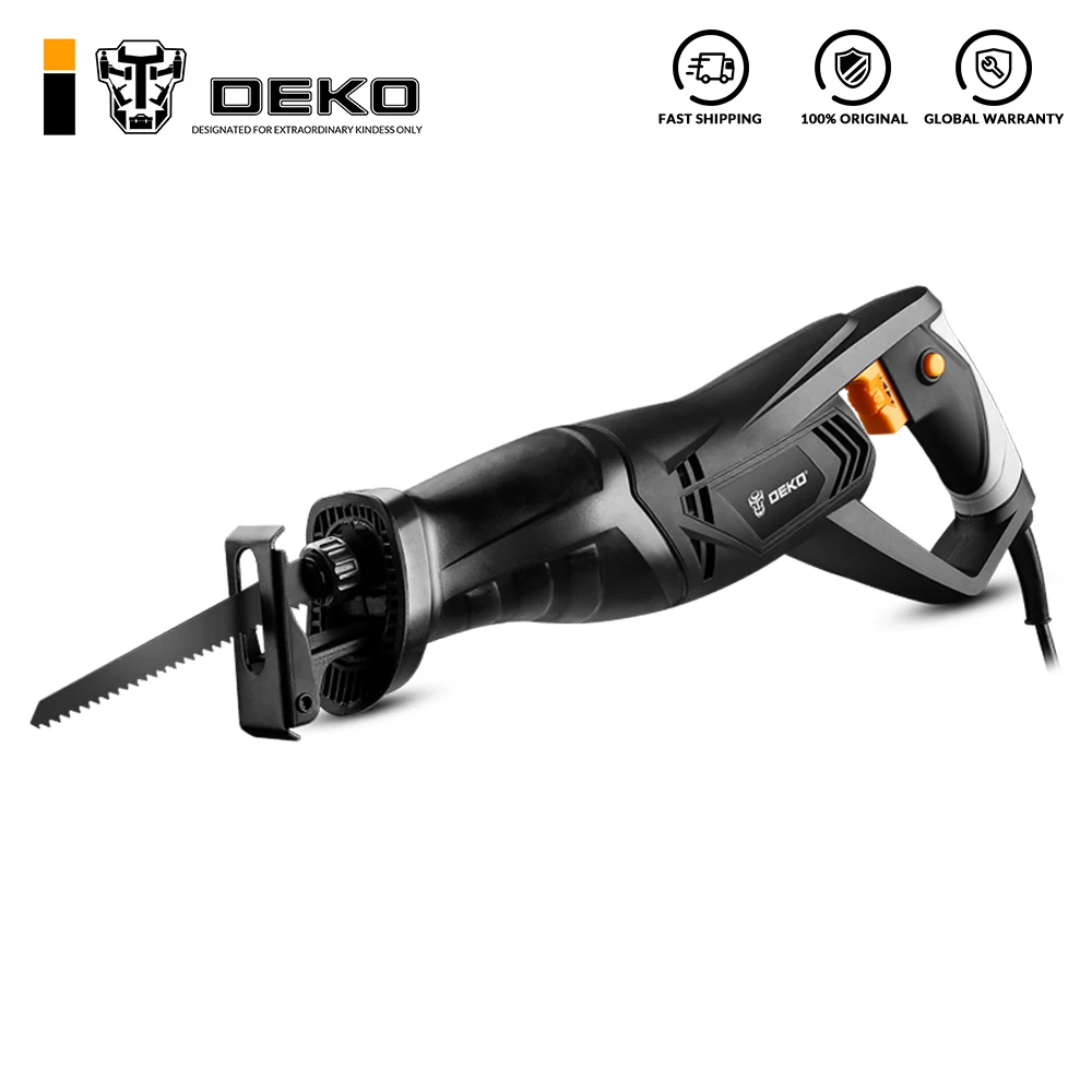 DEKO DKRS01 Electric Saw 900W Reciprocating with Blades Jigsaw Chainsaw Power Tools for Wood | Инструменты