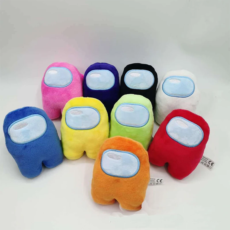 

With voice Among Us Plush Among Us Game Plush Toy Original Kawaii Stuffed Doll Christmas Gift Cute Red Small Among Us Plushie