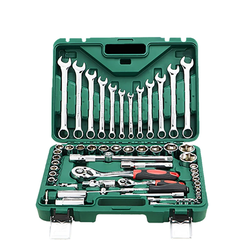 

ZF150 Socket Wrench Set Decoration Car Auto Repair Tools Daquan Universal Full Set of Multi-function Vehicle Repair kit 61 sets