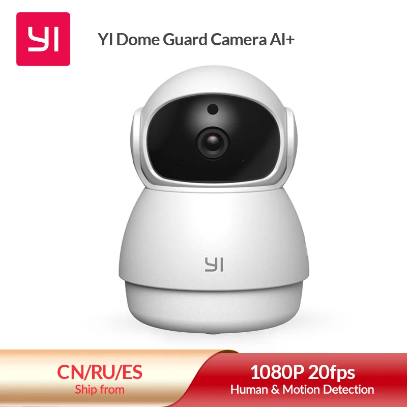 YI Dome Guard Camera 1080p Wifi Camera Human Pet AI Webcam Ip Camera Security Home Indoor Cam Pan & Tilt 360 video recorder cam