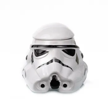

NEW Black White Samurai Coffee Mug Ceramics Mugs Stormtrooper Darth Vader Beer Water cup