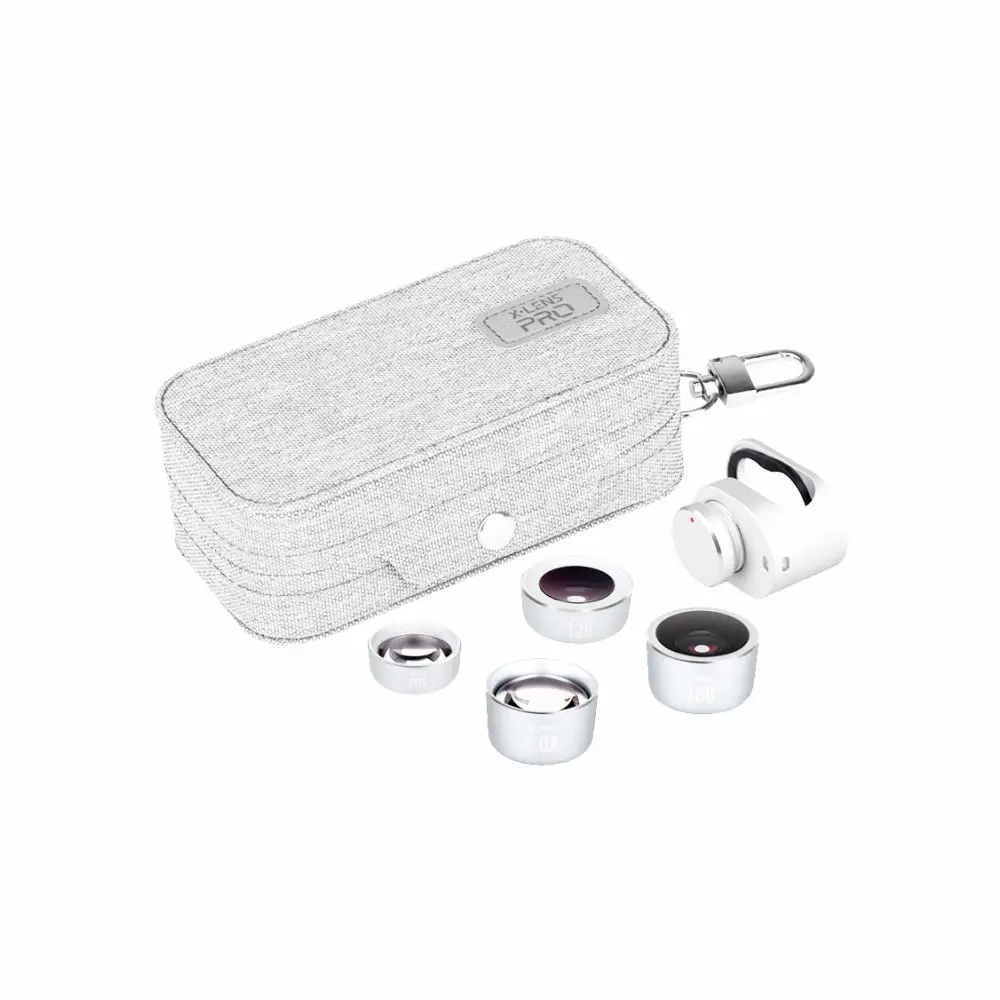 Линзы Momax X-Lens PRO 4 в 1 Premium Lens Kit - Silver | Электроника