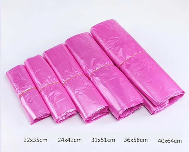 Supermarket Plastic Bags Pink, Pink Plastic Bag Handle