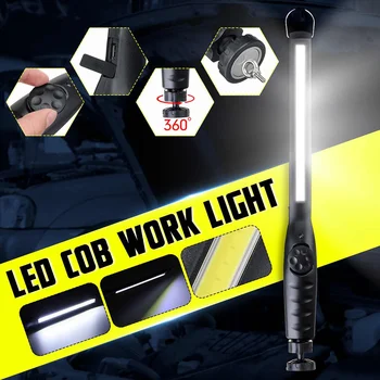 

USB Rechargeable 800LM 360° COB LED Work Light Adjustable Magnetic Night Light Warning Lamp Flashlight Worklight Multifunction