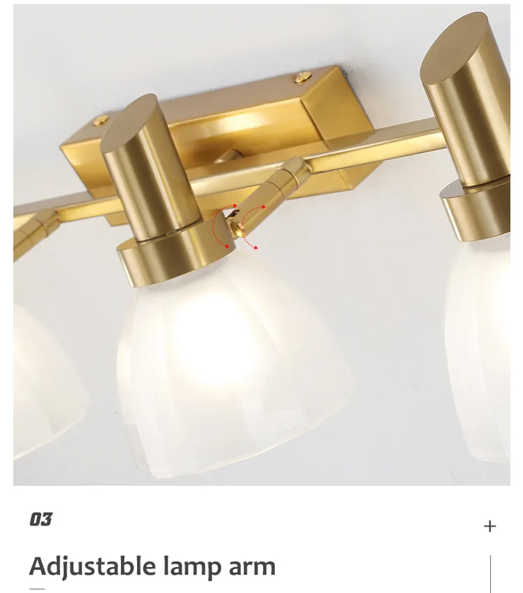 Golden Led Wall Lamp Bathroom Mirror Lamps Mordern Hotel Vanity Light Wall Mounted Lights Home Fixture Sconce Lamps E14 Lighting