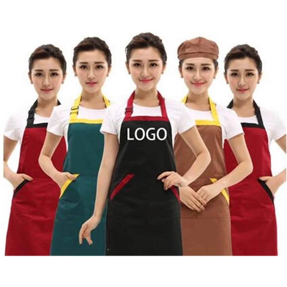 人気新品 エプロンカスタム印刷キッチンアンチ油の大人かわいい韓国ファッションレストラン広告作業印刷されたロゴ Apron Custom Apron Fashionfashion Apron 安い購入 Signature Johaness Com