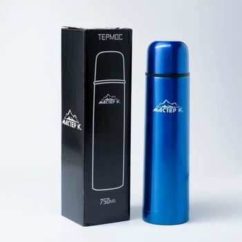 

Master K thermos, 750 ml (5-year warranty), retains heat for 24 hours, blue 3940531
