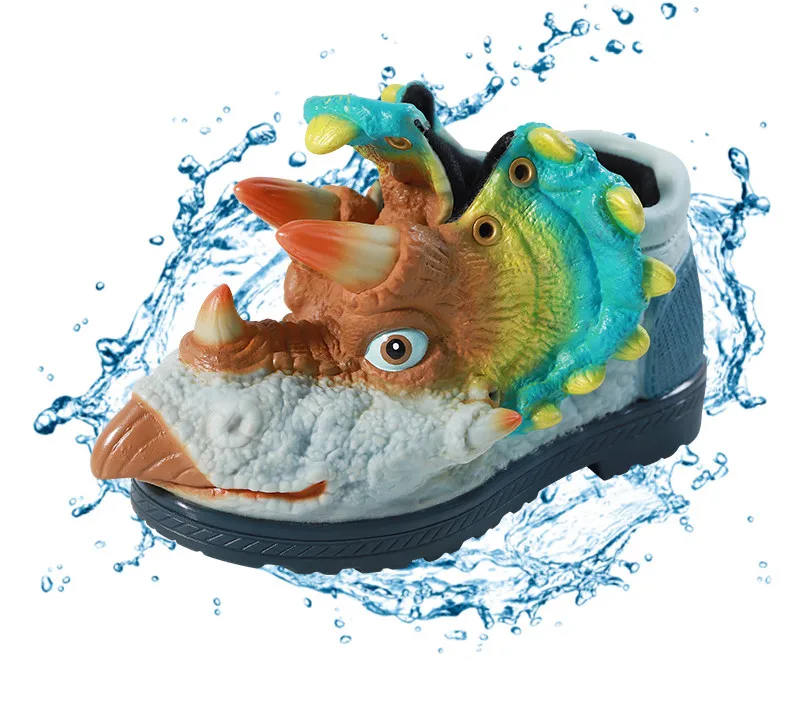 2019 Brand Kids Shoes Boys Creative Dinosaurs children Sneakers Baby Boy Sport Sneakers 3D waterproof Kids Shoes For Girls Size 25-30 (5)