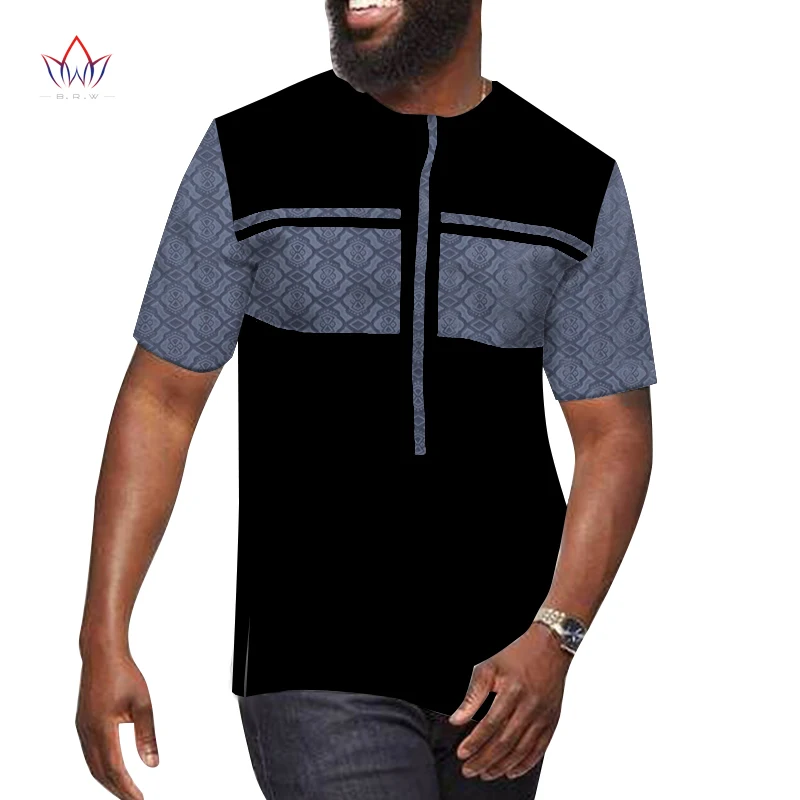 

NEW African O-neck Clothes For Men Short Sleeve Wax African top selling product in 2020 mens designer clothes plus size WYN1328