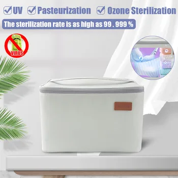 

Disinfection Box UV Lamp Machine Tool Within 5 Min For Phone Underwear Cleaning LED Sterilizer Cabinet Dryer Smart Home US Plug