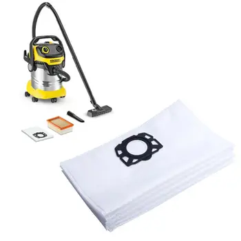 

10pcsVacuum Cleaner Dust Bags Disposable for Karcher MV4 MV5 MV6 WD4 WD5 WD6 G8TC