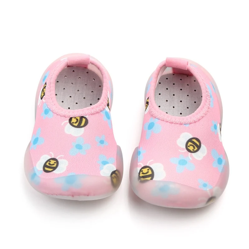 Детские домашние носки-тапочки детская обувь для младенцев толстые теплые носки с рисунками животных Детские Подарочные кожаные носки - Цвет: 2