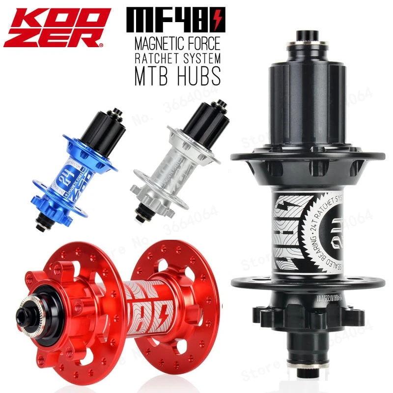 MF480 крутая ступица KOOZER передняя задняя MTB комплект ступиц 2/4 подшипники 24 T