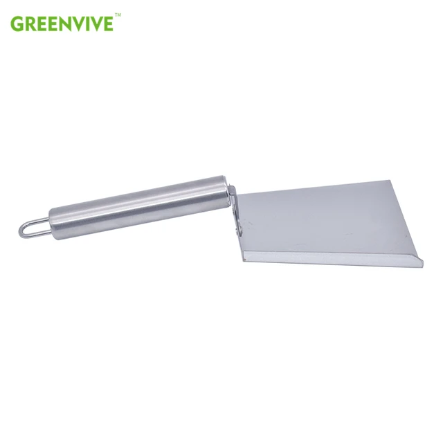 Greenvive Rozsdamentes Acél Fa Fogantyú Tisztítása Méhkas Lapát Méhészet Tiszta Szerszám Kanál 3.15 Hüvelyk *7,87 Hüvelykes Lapáttal - Image 3