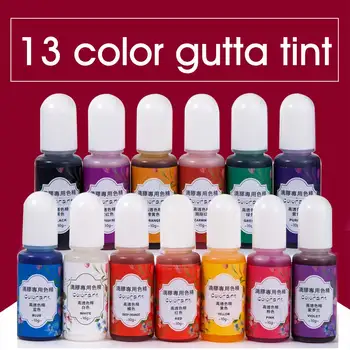 

Home Odorless DIY Crafts Dye UV Epoxy Quick Drying Jewelry Making 13 Colors Handmade Resin Pigment Portable Liquid Colorant