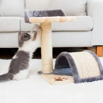 

Pet Cat Tree tower Scratches Cats Climbing Grinding Claw Tree Cat Scratching Plate Claw Toy Pet Cat Kitten Scratch Board