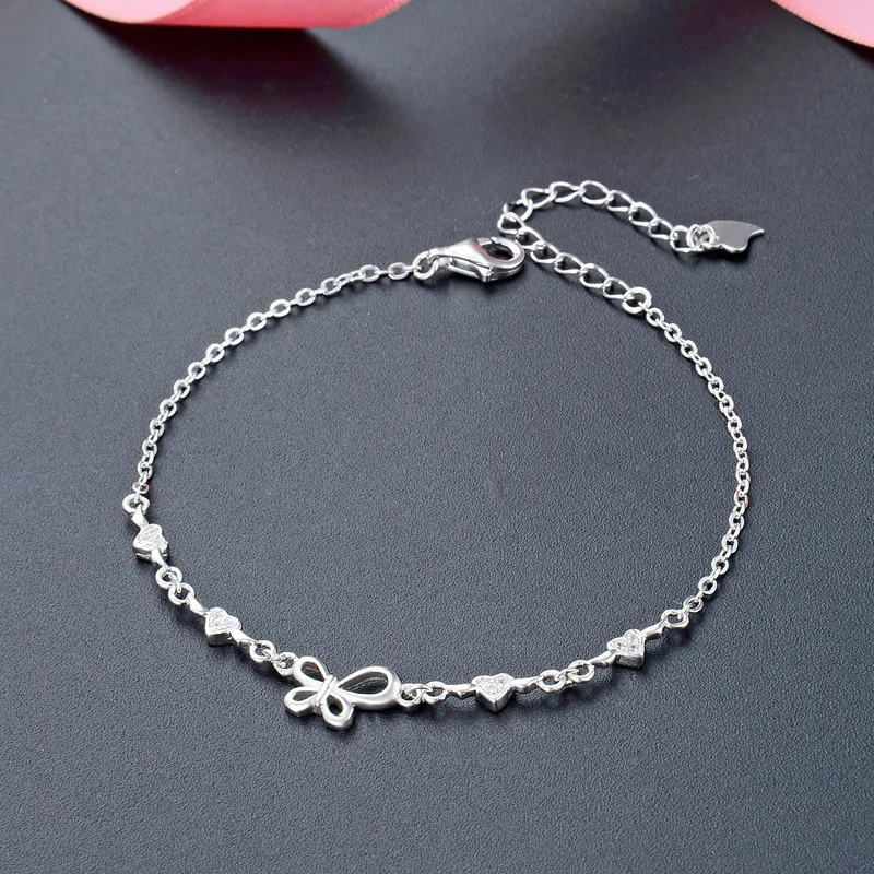 

Fashion Bracelet For Women Genuine 925 Sterling Silver Bracelet Jewelry Accessories Anniversary Gift For Lady Party Decoration