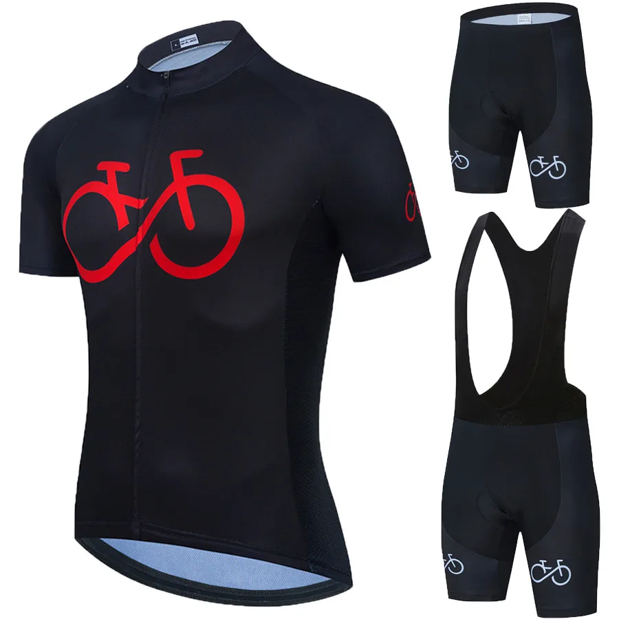 Nuevo conjunto de Jersey de ciclismo profesional transpirable Pro equipo bicicleta Jersey hombre Jersey de ciclismo ropa pantalones cortos traje de Triatlón de bicicleta Jersey