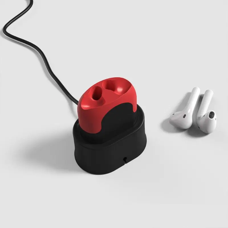 USB зарядное устройство с зарядной станцией для AirPods1/2 Bluetooth наушники гарнитуры аксессуары