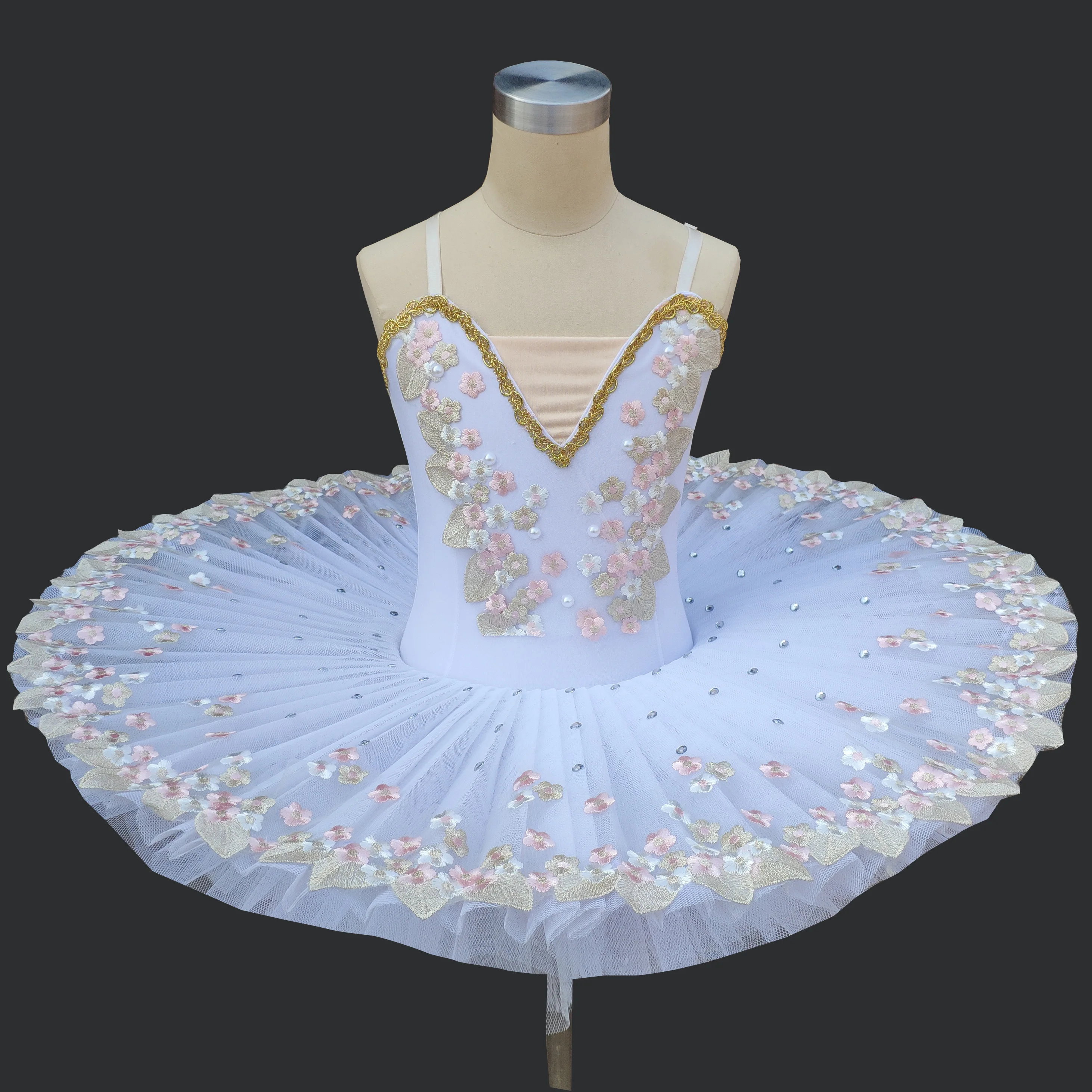 

Flower Children's Swan Lake Costume Kids Ballet Tutu For Girls Ballerina Stage Dance Costume Professional Ballt Tutu Dress
