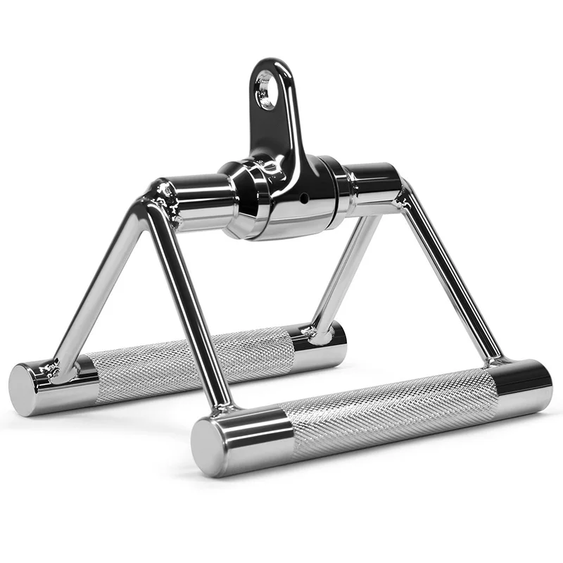 Double Row V Handle Cable Attachment Multi Rotation Gym Pull Down Grip