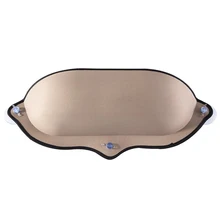 Подвесная кошачья кровать-гамак, шезлонг с креплением на окно, присоски, теплая кровать для маленьких и больших питомцев, домик для отдыха от солнца, мягкая клетка для хорька Подвесная кошачья кровать-гамак, шезлонг с креплением на окно, присоски, теплая кровать для маленьких и больших питомцев, домик для отдыха от солнца, мягкая клетка для хорька