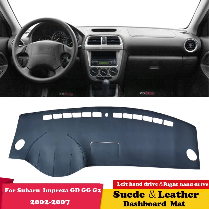 

Кожаный коврик для приборной панели, для Subaru Impreza GD GG G2 2002 2005 - 2007