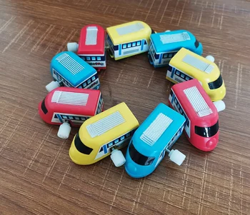 

1pcs Random Style Children Clockwork Funny Wind Up Toys Cartoon Train Clockwork Car Educational Toys Fro Kids