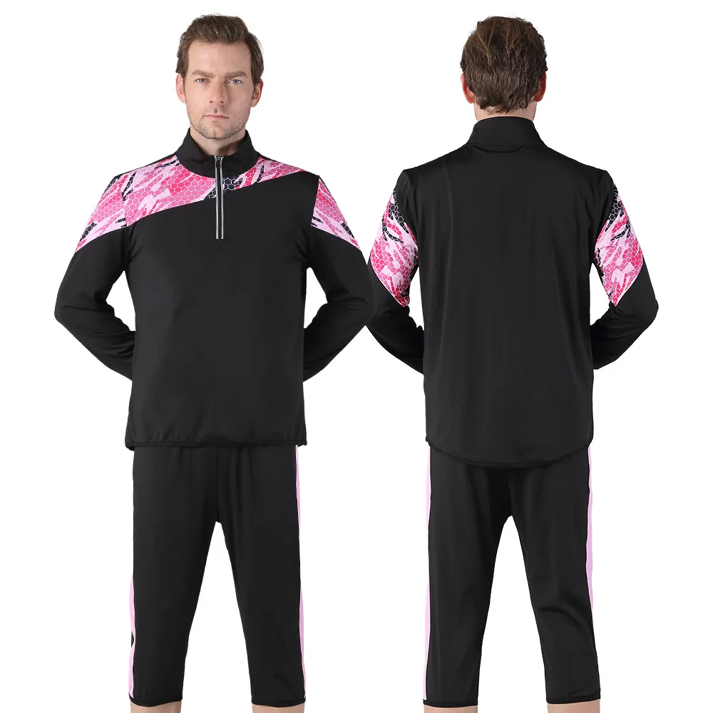 

Zhouka tracksuits profession design custom jogging suit men sports track suit