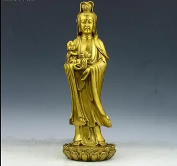 

YM 1015 Bronze statue of Guanyin Buddha