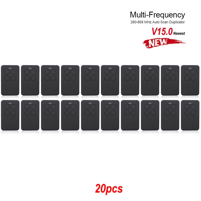 300-900 MHz Garage Door Remote Control Gate Command Clone for DOORHAN HORMANN LIFTMASTER BENINCA PUJOL SOMMER DEA SMG-V15.0 smg233x20