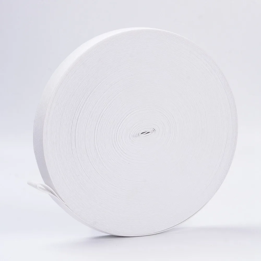 40m/Roll 25mm Flache Elastische Gummi Band Cords für Gurtband Garment Nähen Maske, Der Zubehör – Detail 2