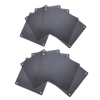 

12Pcs Computer Mesh PVC PC Case Fan Cooler Dust Filter Case Dustproof Cover Chassis Dust Cover 6pcs 8Cm & 6pcs 12Cm