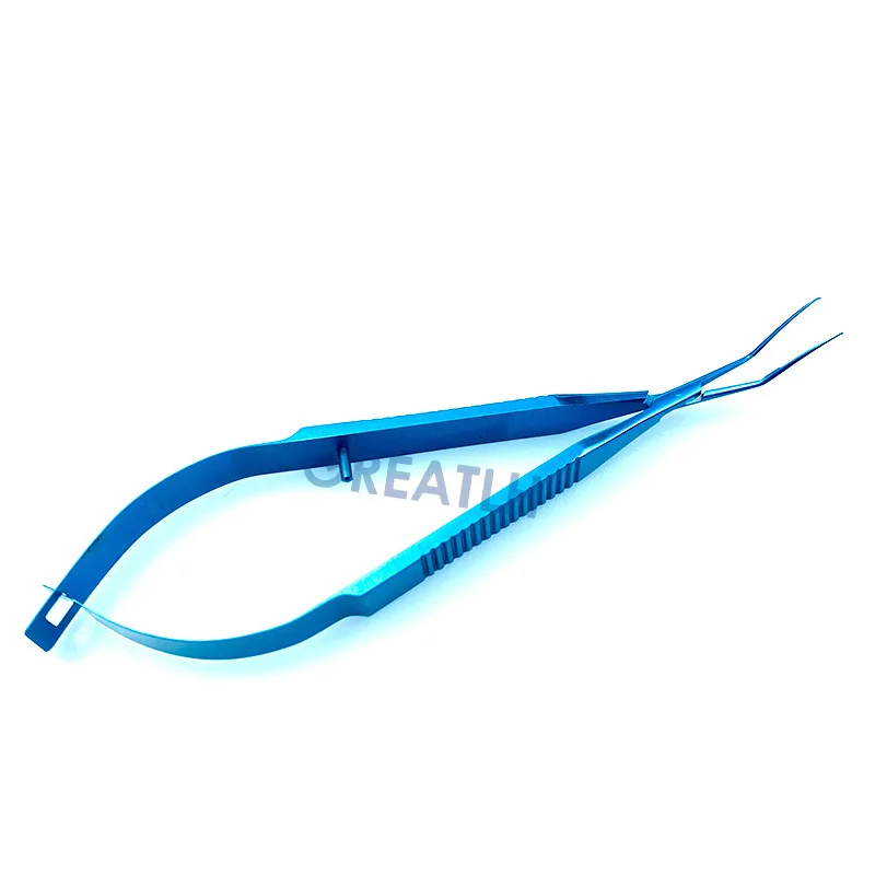 Inamura Capsulorhexis Forceps Flat Handle Tweezer Veterinary Ophthalmic Eye Tools Instrument ophthalmic microsurgical scissors,ophthalmic surgical instruments