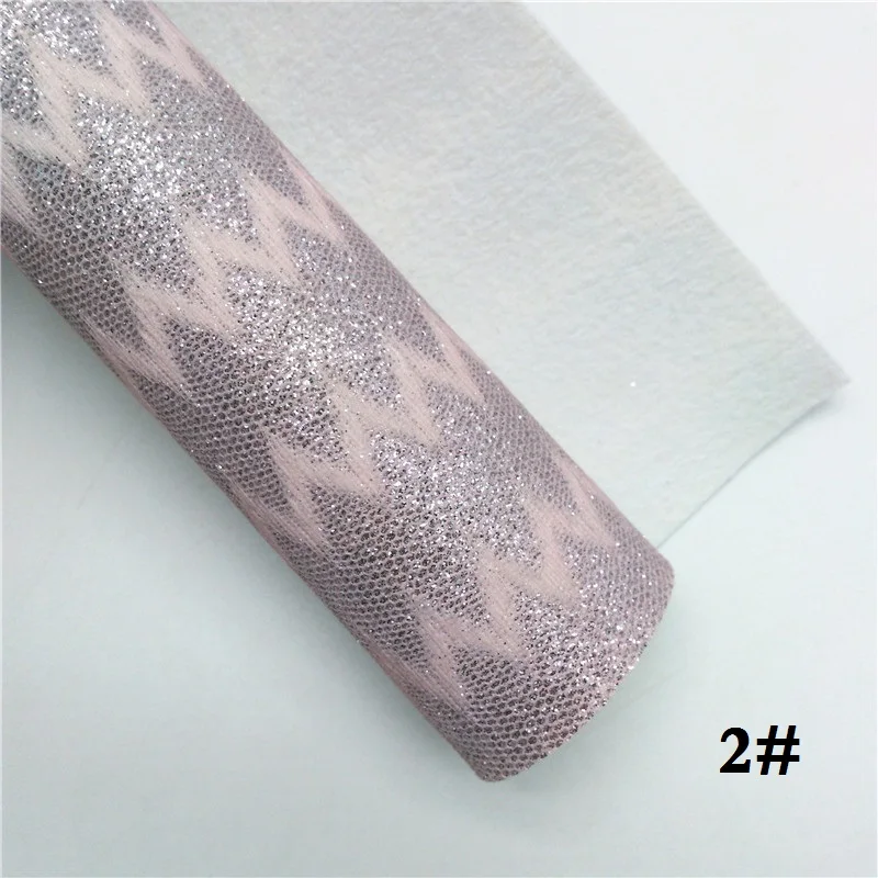 Glitterwishcome 21X29 см A4 Размер стеганые стрелы блестящая кожа, искусственная из искусственной кожи Ткань Винил для бантов, GM704A - Цвет: 2