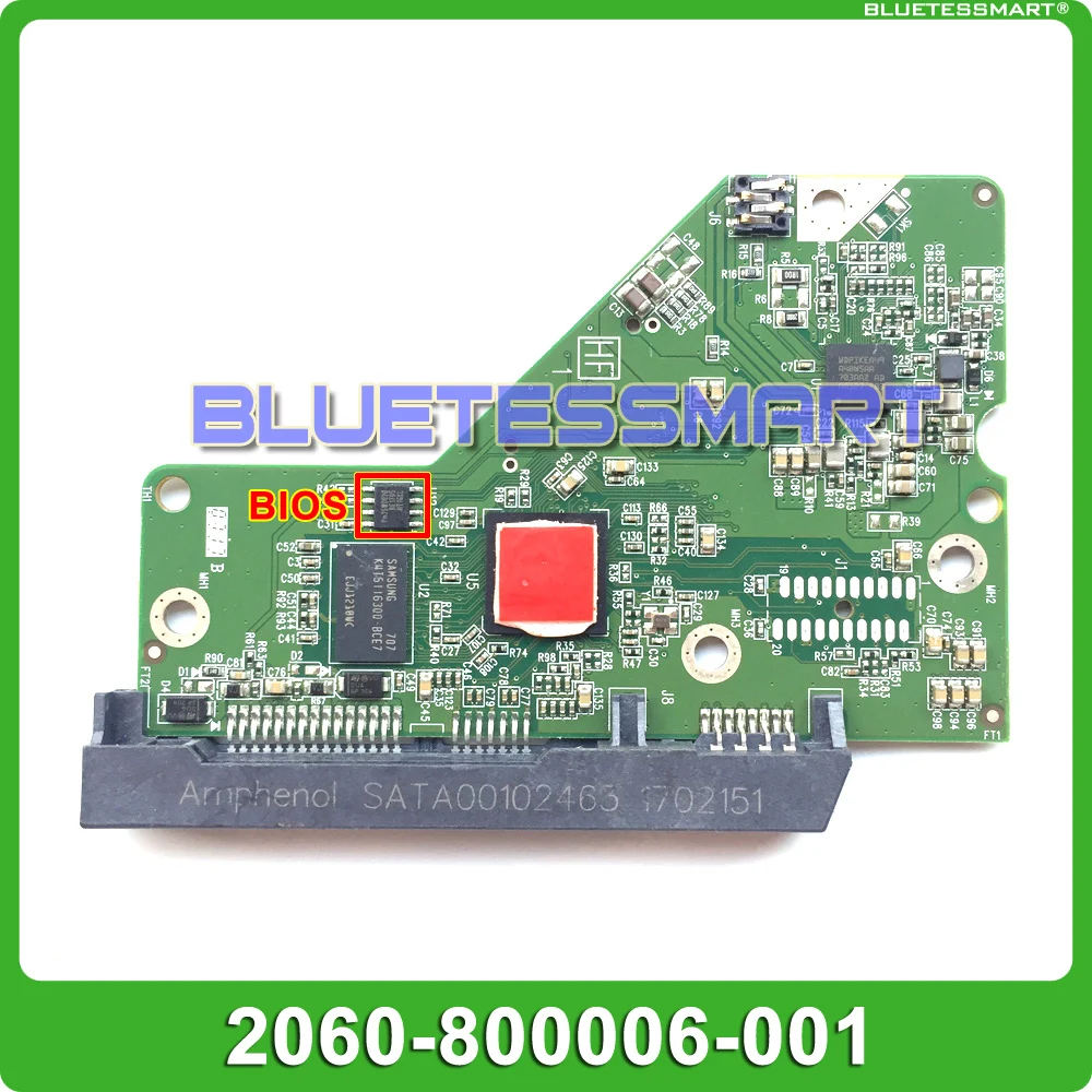 HDD PCB Логическая плата печатная 2060 800006 001 REV P1 для WD 3 5 SATA жесткого диска