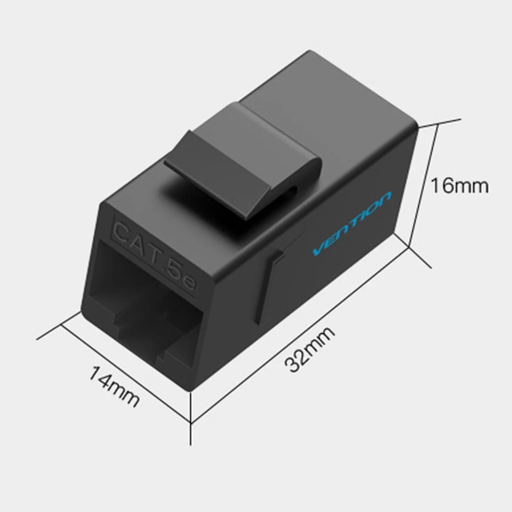 Vention RJ45 Keystone Jack Cat5 модульный Соединитель с защелкой 8P8C разъемы Ethernet LAN Сетевой