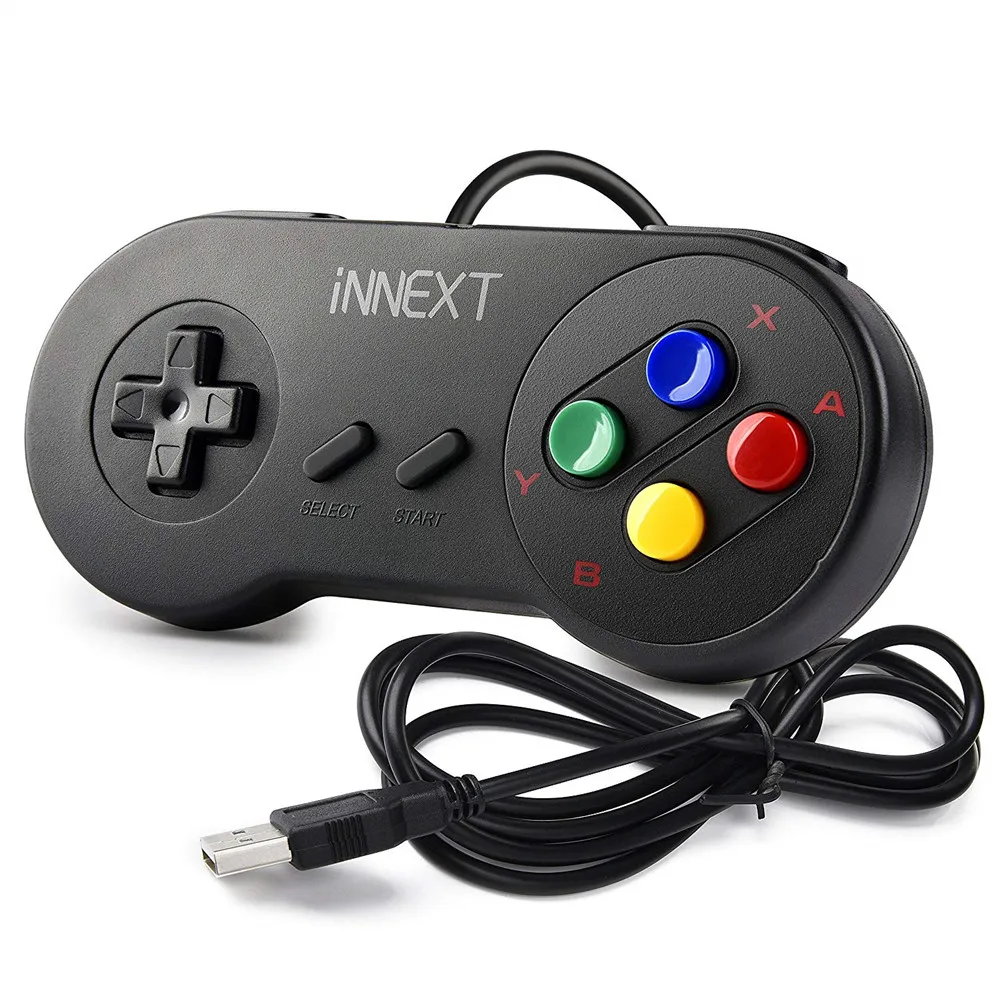 2 шт./лот USB контроллер геймпад шт. супер игровой SNES классический джойстик для ПК MAC
